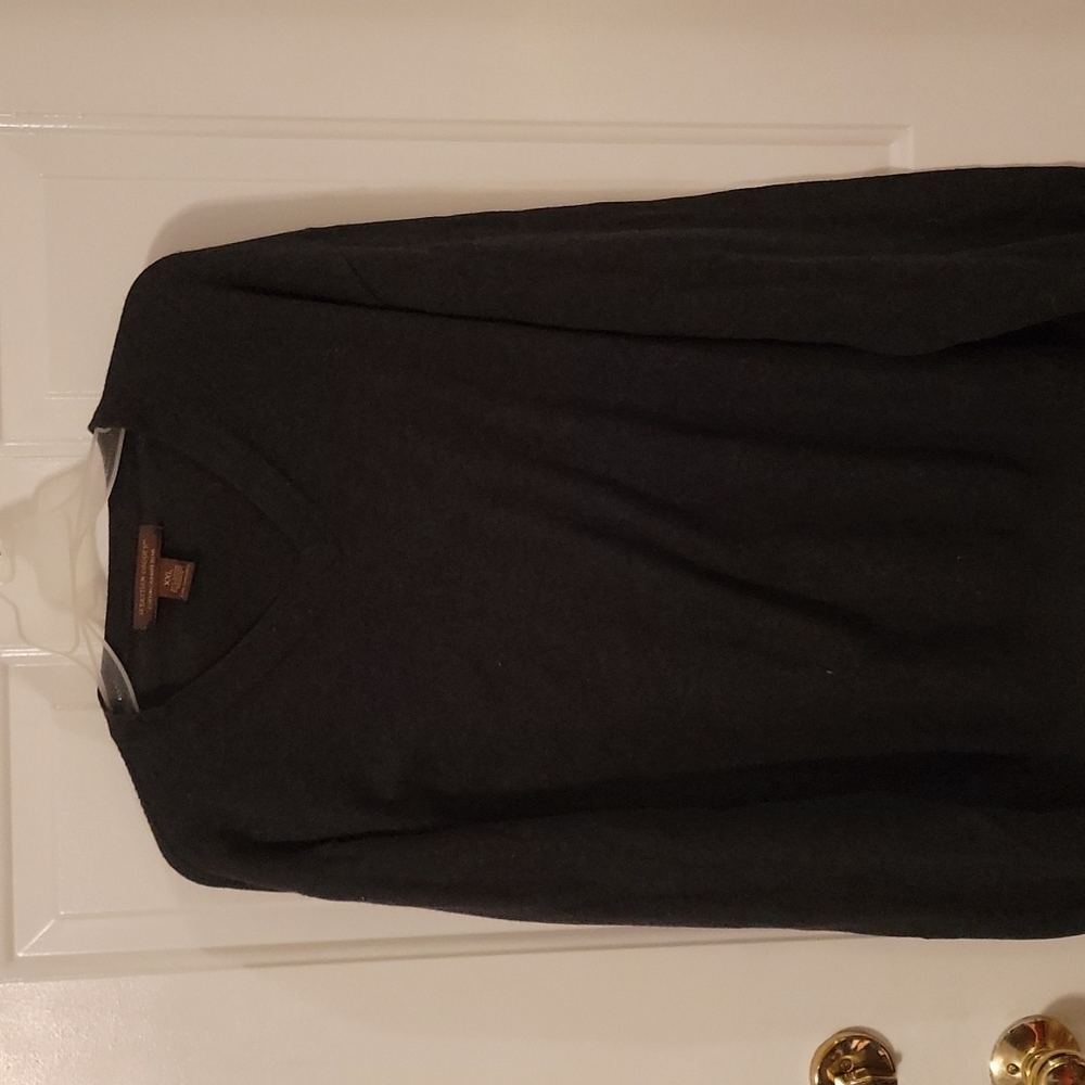 Sebastián Cooper Cotton Cashmere Blend Steel Gray Sweater